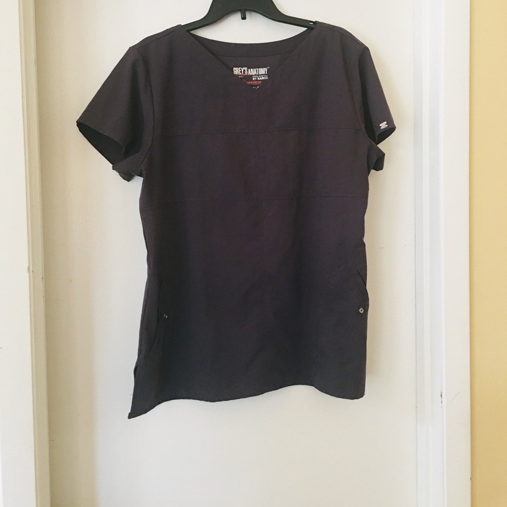 Grey’s Anatomy Gray Top Scrub by Barco Sz XL